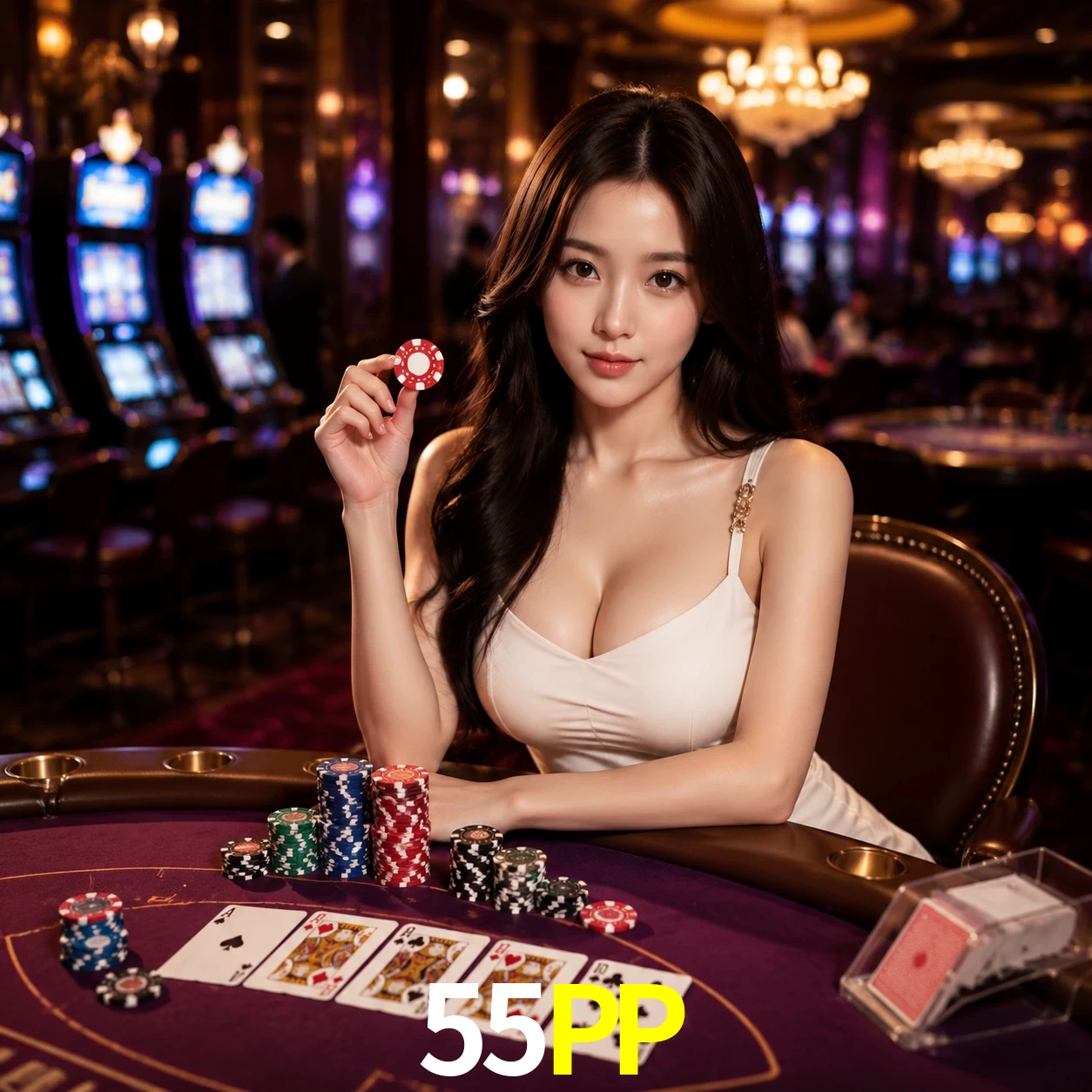Cassino ao vivo 55PP dealers