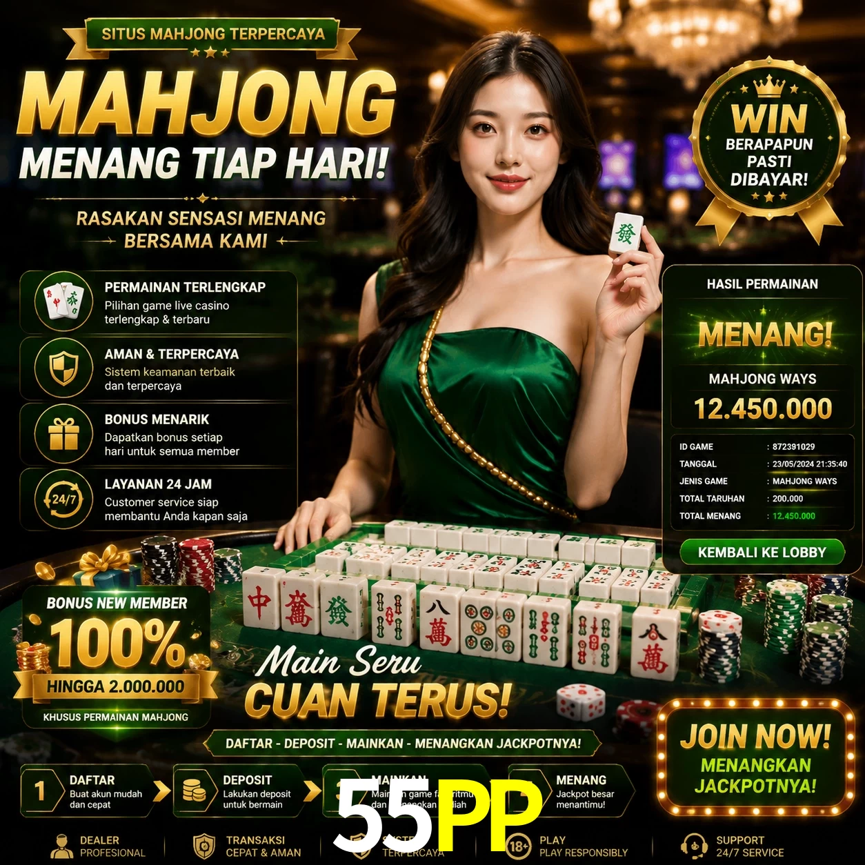 Cashback VIP 55PP - reembolso semanal